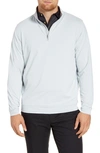 Peter Millar Navy Presidents Cup Perth Performance Quarter-zip Jacket In Gray