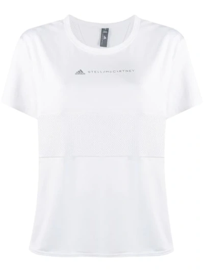 Adidas By Stella Mccartney Logo Print T-shirt In White