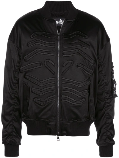 Haculla Hac-head Shell Bomber Jacket In Black