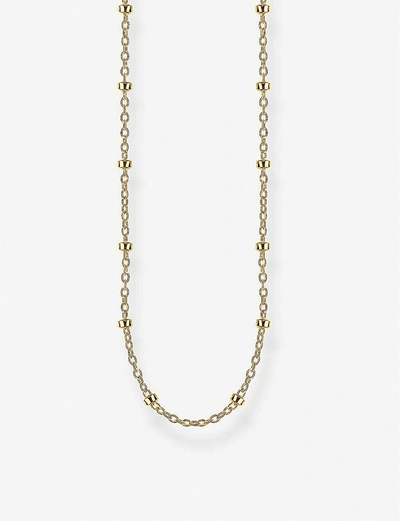 Thomas Sabo Round Belcher 18ct Gold-plated Chain Necklace