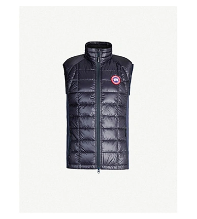 Canada Goose Hybridge Lite Quilted Shell-down Gilet In Navy