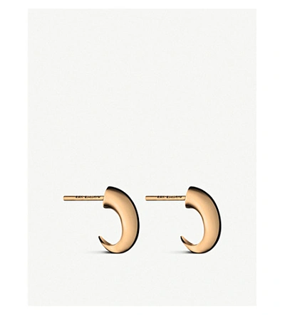 Shaun Leane Cat Claw Rose Gold-plated Vermeil Silver Hoop Earrings