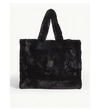 Stand Studio Lola Faux-fur Tote Bag In Black