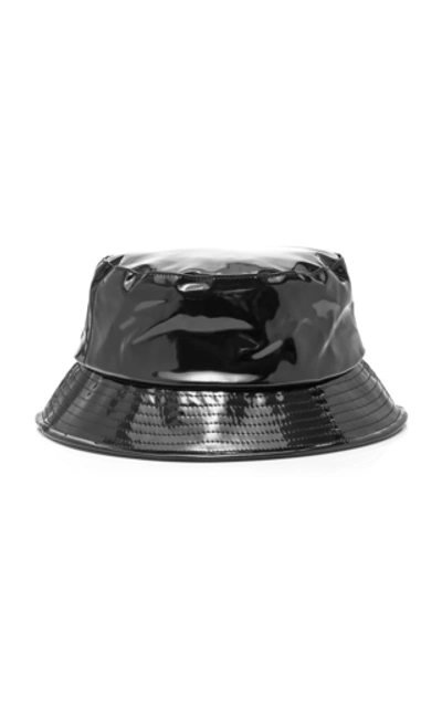 Avenue Foxwood Pvc Bucket Hat In Black