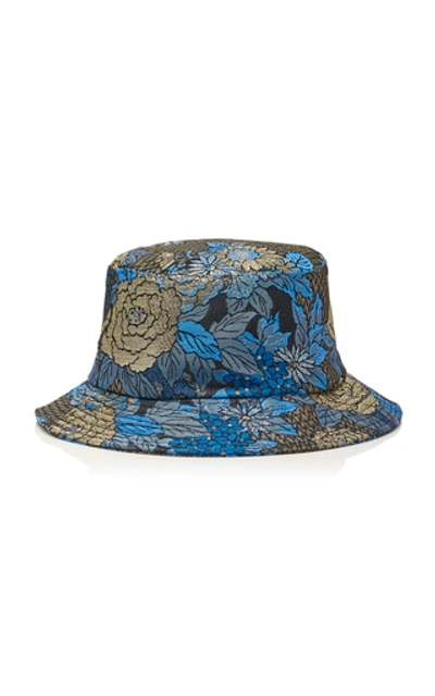 Avenue Bellflower Bucket Hat In Blue