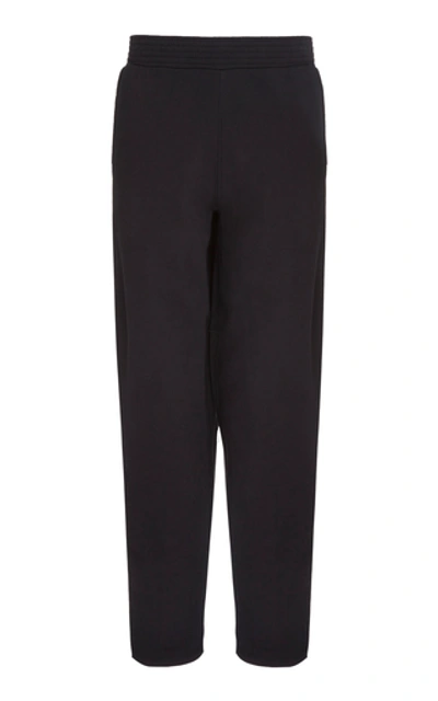 Givenchy Logo-jacquard Cotton-jersey Sweatpants In Black