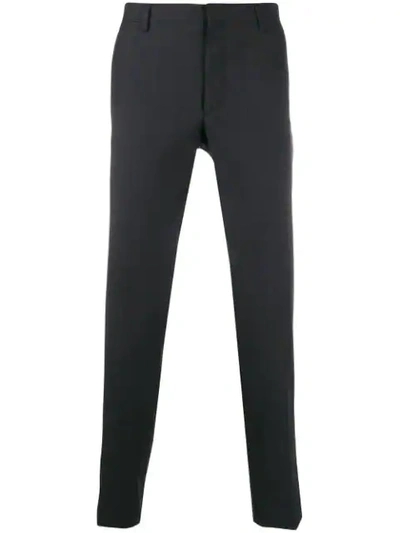 Prada Slim Tailored Trousers In Black