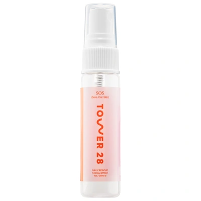 Tower 28 Beauty Mini Sos Save. Our. Skin Daily Rescue Facial Spray 1 oz/ 30 ml