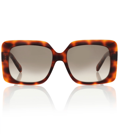 Celine 60mm Square Sunglasses In Brown