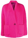 Aspesi Short Coat In Pink
