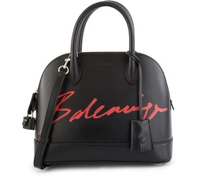 Balenciaga Ville Leather Bag In 1000