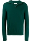 Pringle Of Scotland High Neck Fitted Sweater In Green