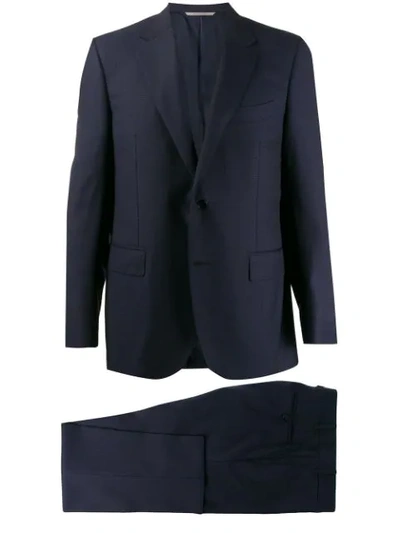 Canali Formal Two Piece Suit In Blue