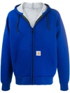 Carhartt Car-lux Hooded Jacket In Blue
