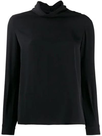 Fabiana Filippi Turtle Neck Sweatshirt In Black