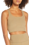 Girlfriend Collective Paloma Sports Bra In Sand