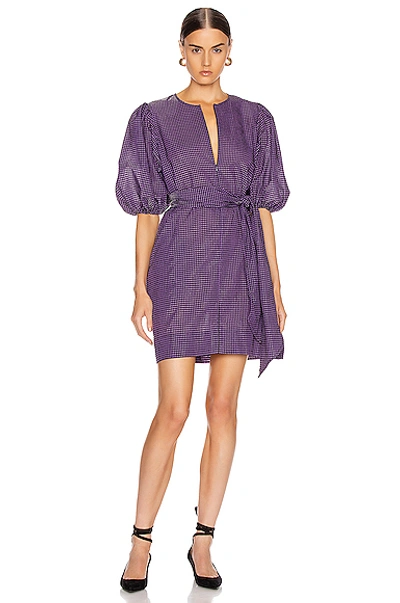 mini dress indian Alexandra Linen Mini Dress