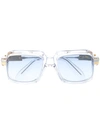 Cazal Square Shaped Sunglasses In 蓝色