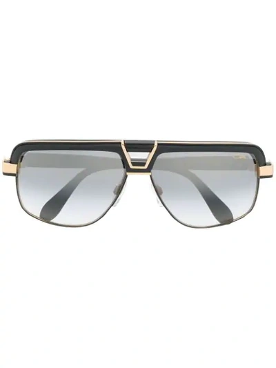 Cazal Geometric-frame Sunglasses In Black