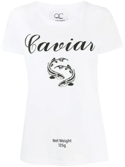 Quantum Courage Caviar T-shirt In White