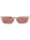 Jimmy Choo Vela Gs Sunglasses In Pink