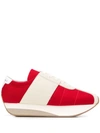 Marni Big Foot Low-top Sneakers In Red