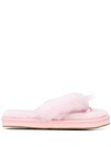 Ugg Fur Sandals In Pink