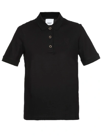 Burberry Malleco Polo Shirt In Black