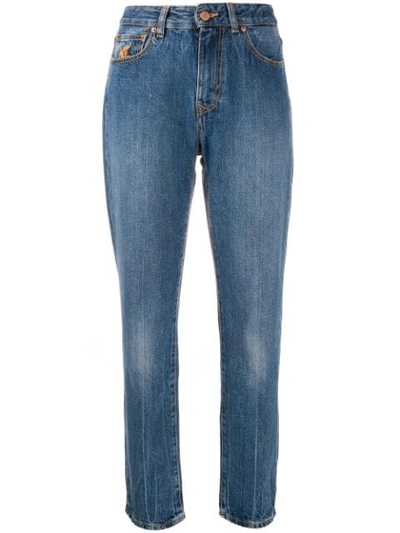 Vivienne Westwood Anglomania Graphic Print Skinny Jeans In Blue