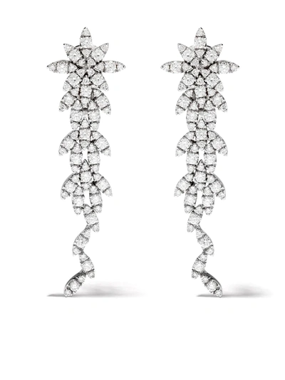 Pasquale Bruni 18kt White Gold Ghirlanda Diamond Earrings