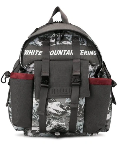 White Mountaineering X Eastpak Pak'r Backpack In Grey
