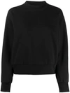 Aries Mock Neck Sweatshirt In 003 Black