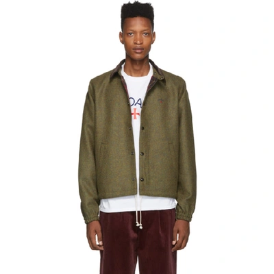 Noah Nyc Brown Wool Campus Jacket | ModeSens