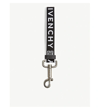 Givenchy Obsedia Keyring Strap In Black White
