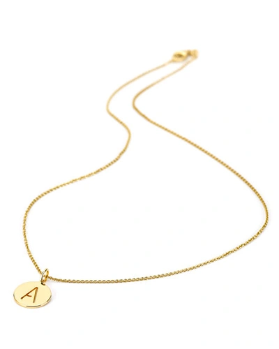 Sarah Chloe Eva 14k Cutout Pendant Necklace In Gold