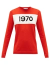 Bella Freud Classic 1970 Merino Wool Knit In Red