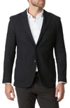 Rodd & Gunn Haldon Regular Fit Stretch Wool & Cotton Sport Coat In Onyx