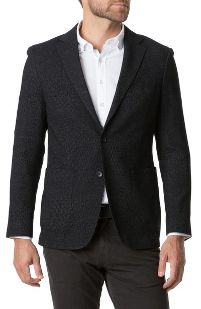 Rodd & Gunn Haldon Regular Fit Stretch Wool & Cotton Sport Coat In Onyx