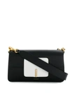 Wandler Georgia Bi-colour Leather Shoulder Bag In Black