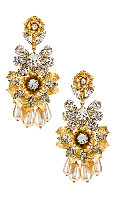 Elizabeth Cole Charlie Earrings In Gold