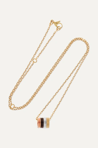 Boucheron Quatre Classique 18-karat Gold Diamond Necklace