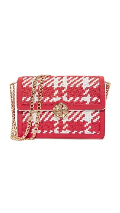 Tory burch duet 2024 chain convertible shoulder bag