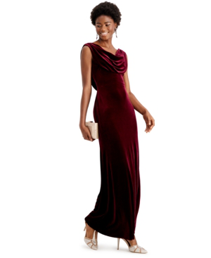 vince camuto velvet gown