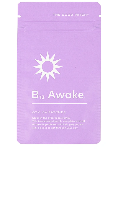 The Good Patch Plant-based B12 Awake Patches 4-piece Set In N,a