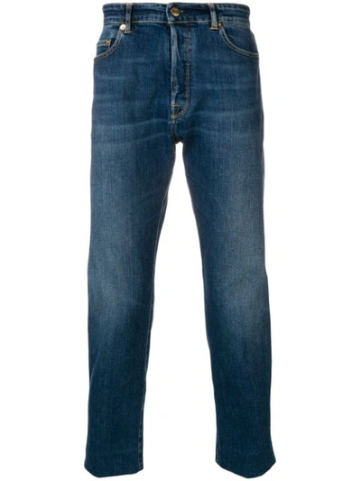 Golden Goose Washed Skinny Jeans In Dark Blue Wash