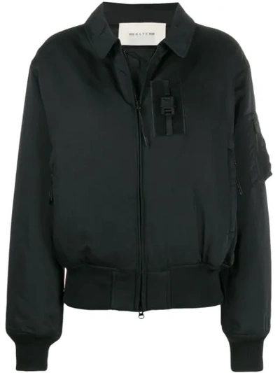Alyx Pocket Sleeve Bomber Jacket In Black