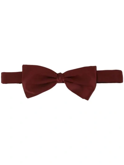 Ermenegildo Zegna Ready Made Bow Tie In Red