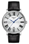 Tissot Carson Premium Quartz Silver Dial Watch T122.410.16.033.00 In Black / Blue / Silver