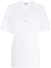 Msgm Made In Italia Print T-shirt In White