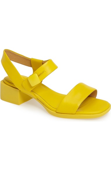 square toe slingback sandals